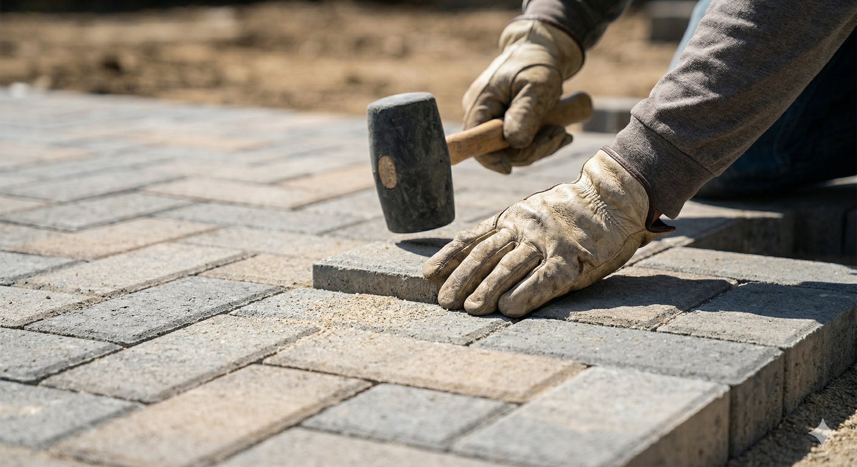 Paver installation detail